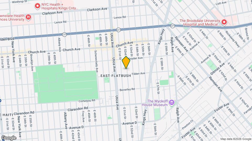 486 E 52nd St Mapa y Detalles de la Ubicación