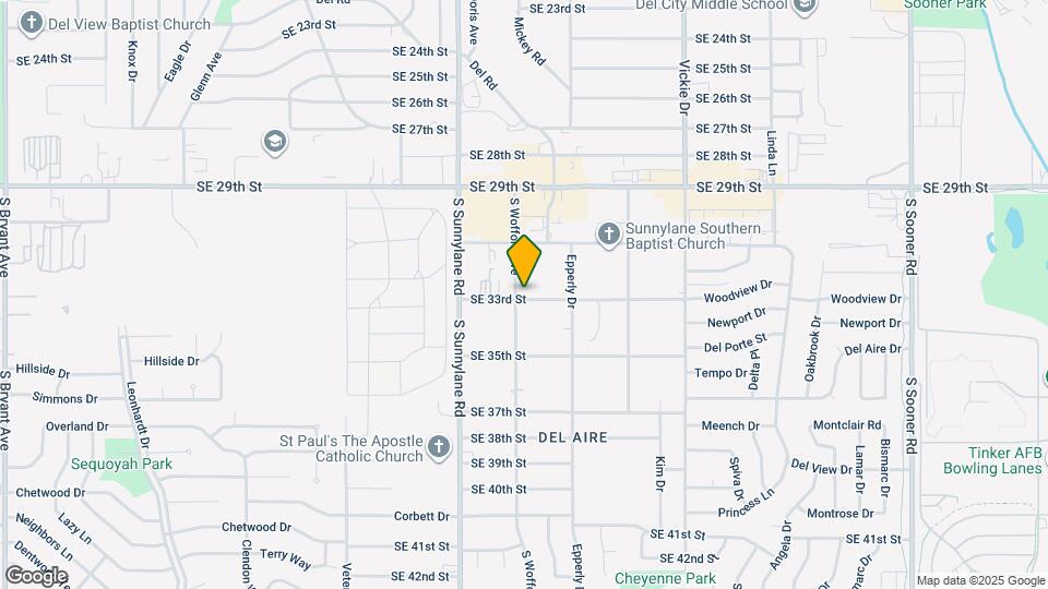 3316 S Wofford Ave Map and Location Details