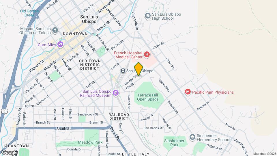 1174 Ella St Map and Location Details