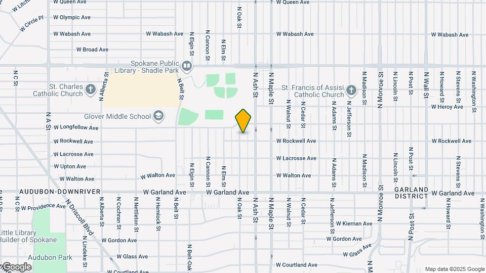4206 N Oak St Map and Location Details