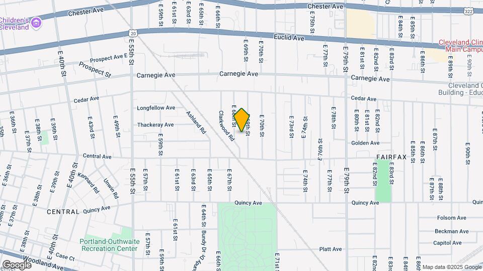 2250 E 69th St Map and Location Details