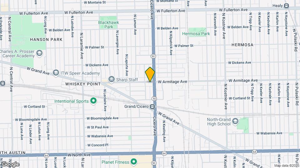 4813 W Armitage Ave, Unit 1 Map and Location Details
