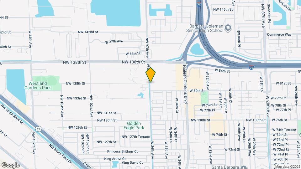 8073 W 36th Ave Map and Location Details