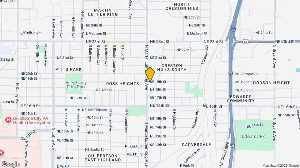 1912 N Martin Luther King Ave Map and Location Details