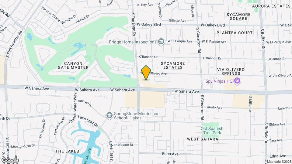 8530 W Sahara Ave, Unit 151 Map and Location Details