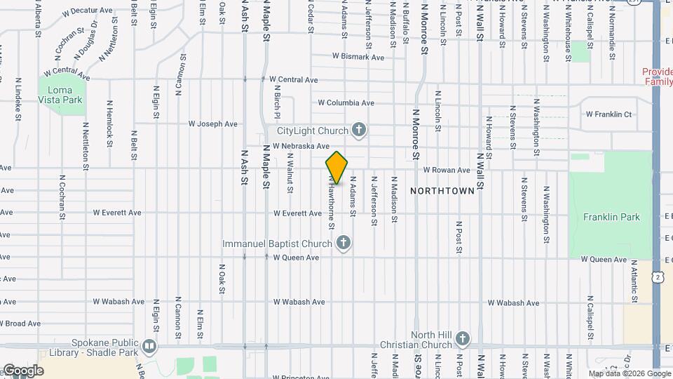 5404 N Hawthorne St Mapa y Detalles de la Ubicación