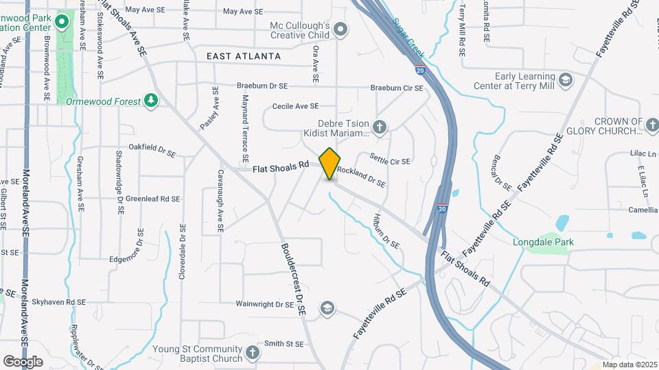 1753 Flat Shoals Rd SE Map and Location Details