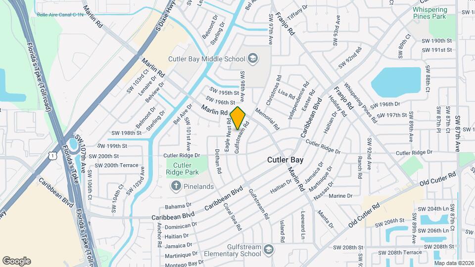 19810 Gulfstream Rd Map and Location Details