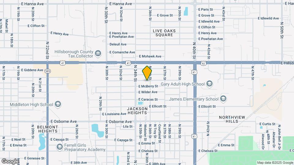 3505 E Shadowlawn Ave Map and Location Details