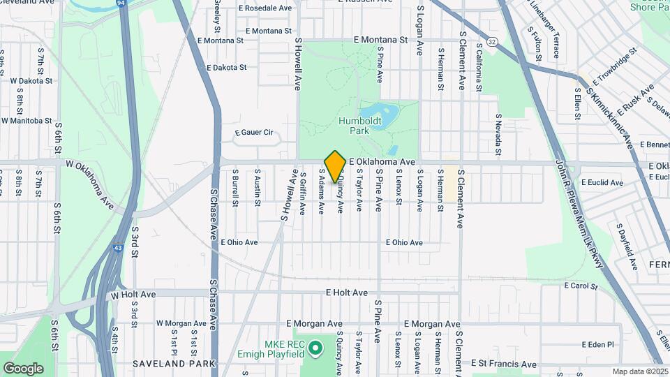 3151 S Quincy Ave Map and Location Details