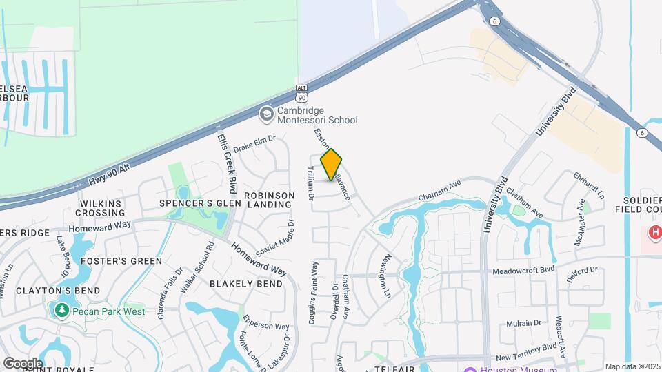 6822 Clemson Ln Map and Location Details