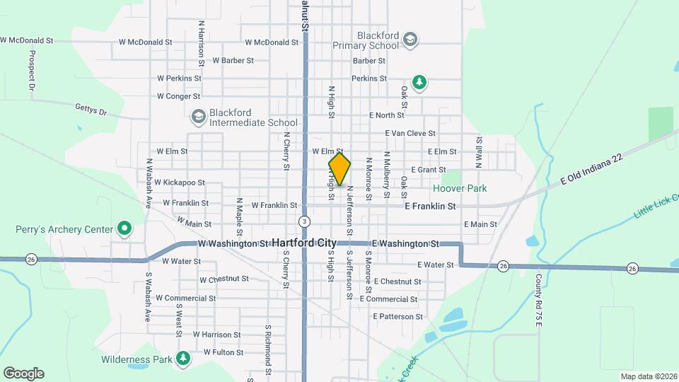 115 W Kickapoo St Map and Location Details