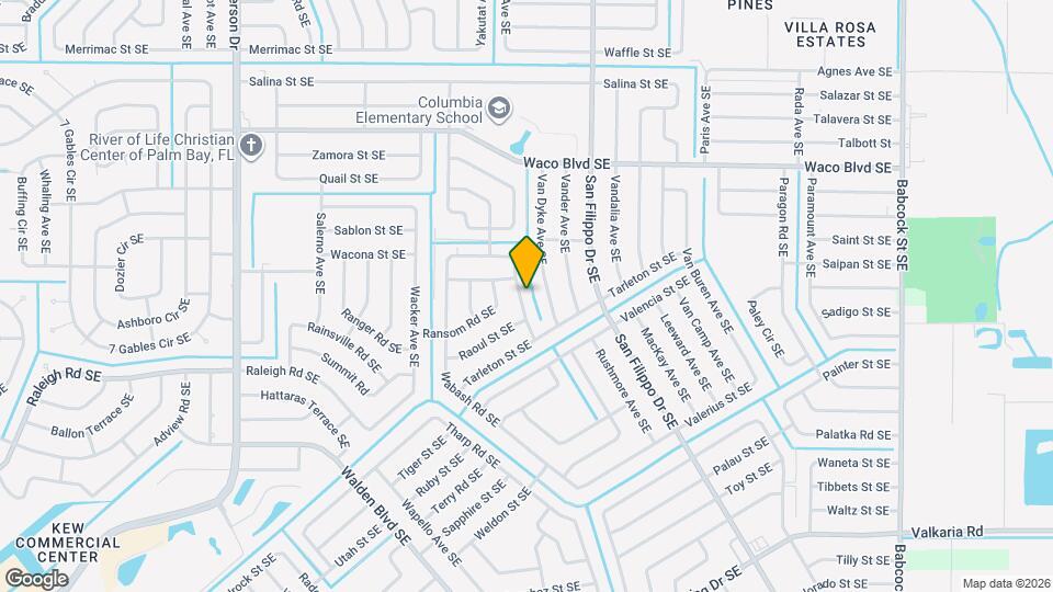 1443 Xavier Ave SE Mapa y Detalles de la Ubicación