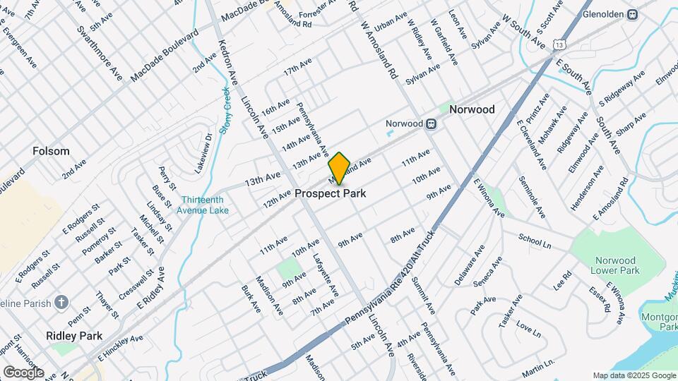 1108 Pennsylvania Ave, Unit LG 2 bedroom 2nd floor Map and Location Details