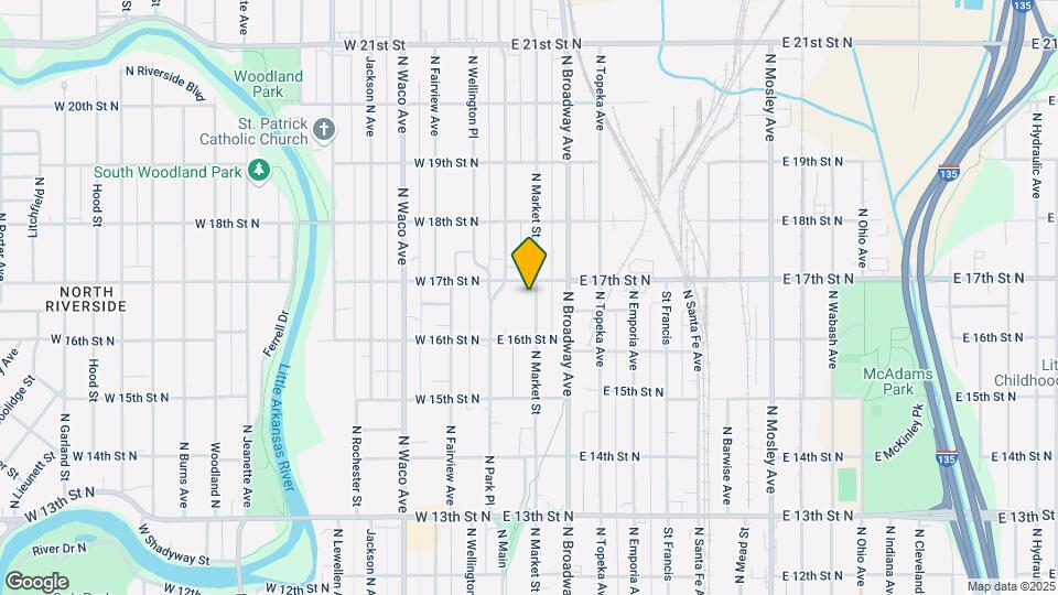 1739 N Market St Map and Location Details