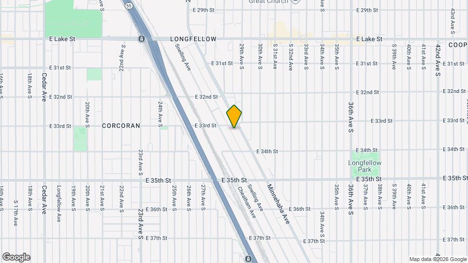 3300 Minnehaha Ave Map and Location Details