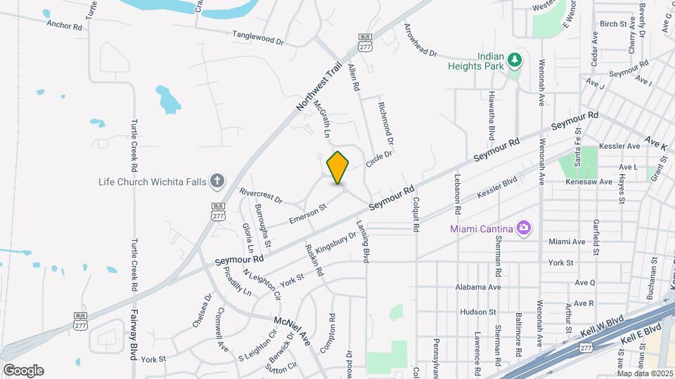 4100 Emerson St Map and Location Details