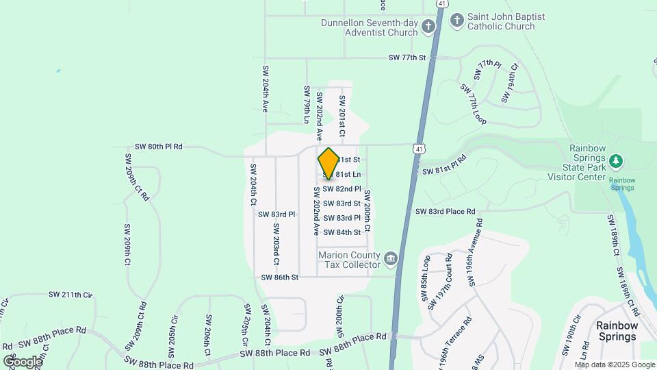 20175 SW 82nd Pl Map and Location Details