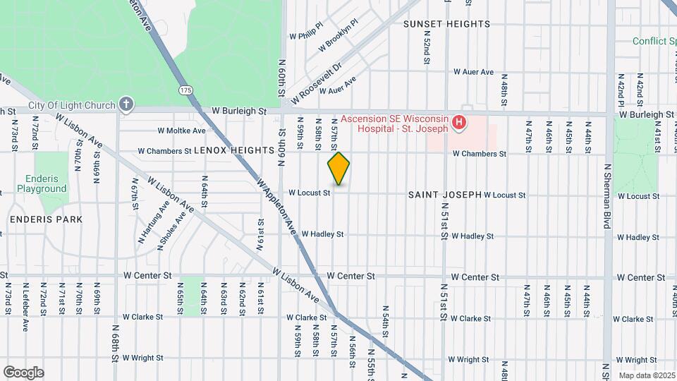 2902 N 57th St Map and Location Details