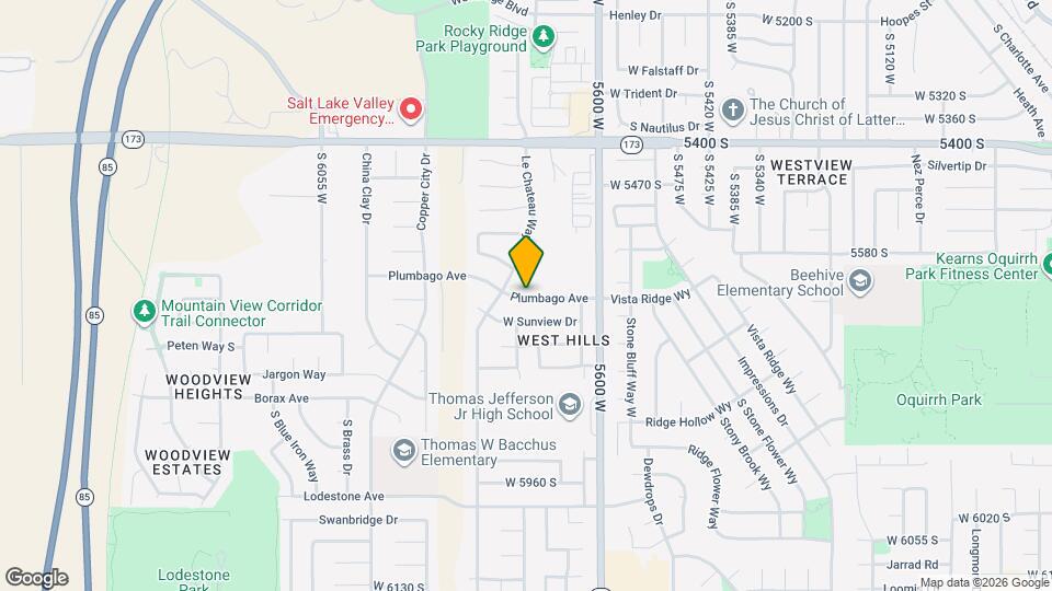5708 Plumbago Ave Map and Location Details