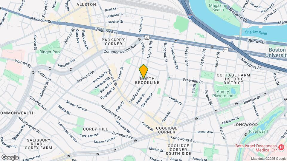 74 Naples Rd, Unit 2 Map and Location Details