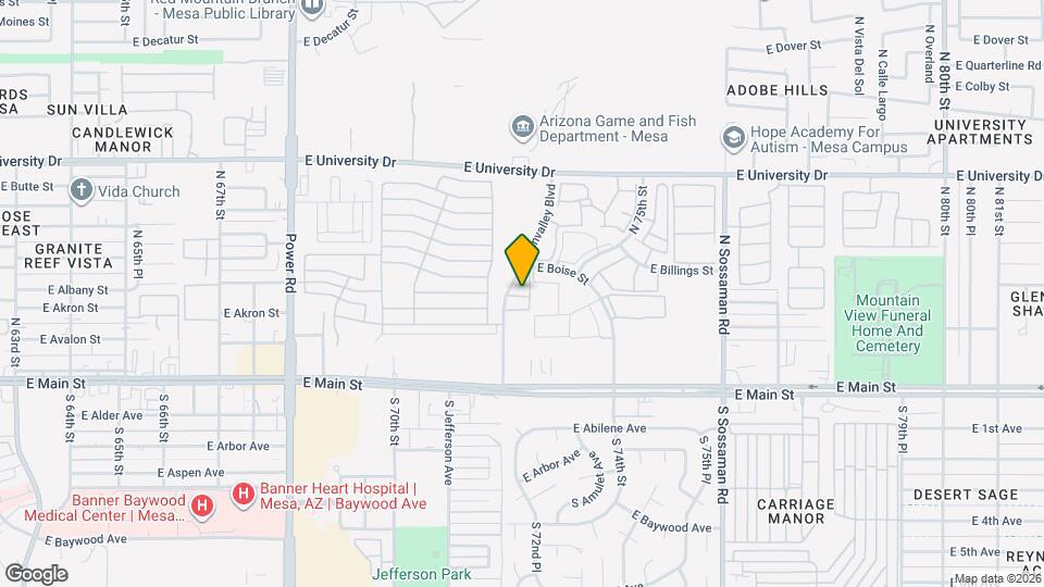 125 N Sunvalley Blvd Map and Location Details