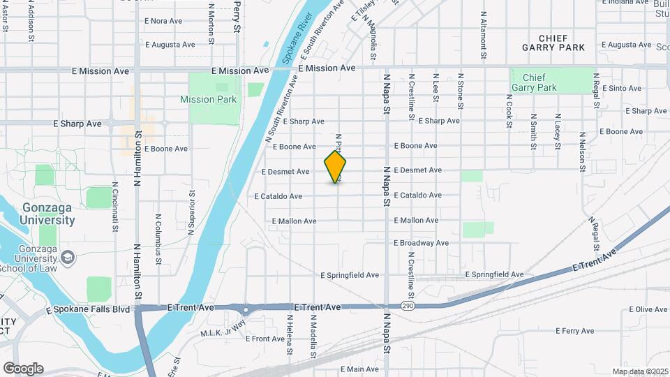 1005-1005 N Pittsburg St Map and Location Details