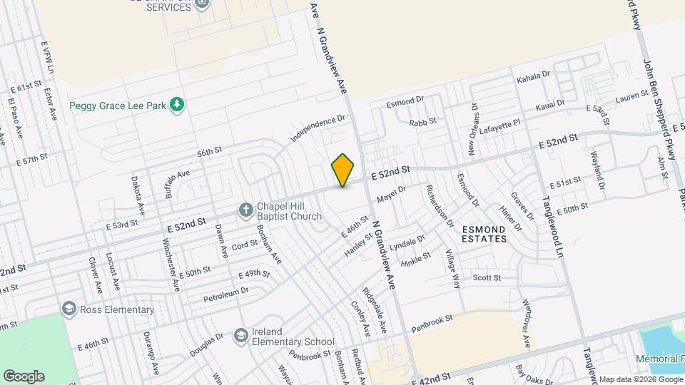 2230 E 52nd St Mapa y Detalles de la Ubicación