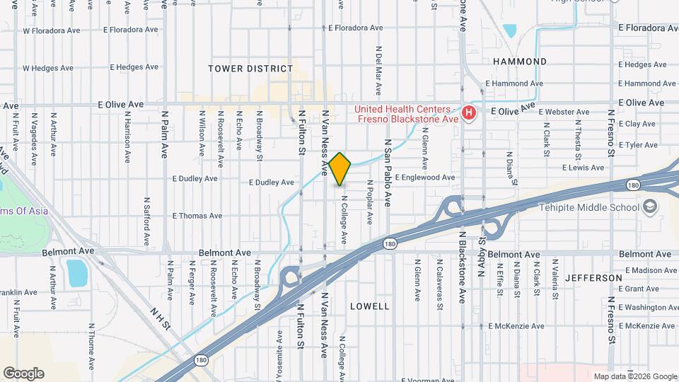 815 N College Ave Map and Location Details