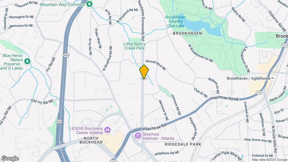 3825 Peachtree Dunwoody Rd Map and Location Details