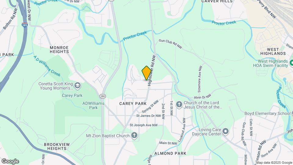 2526 Center St NW Map and Location Details