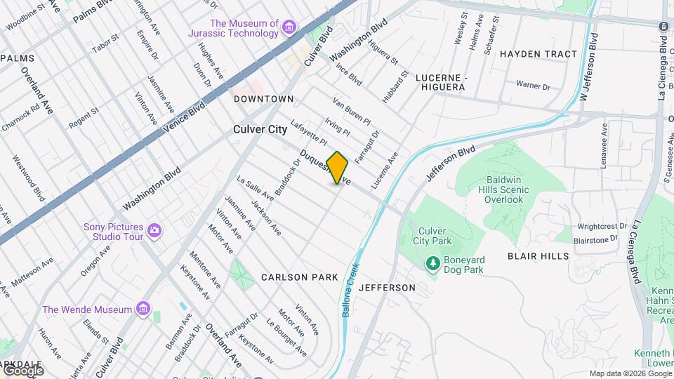 4190 Lincoln Ave Mapa y Detalles de la Ubicación