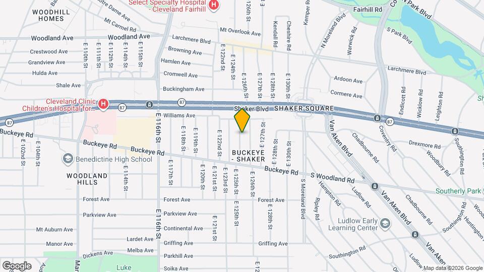 2797 E 125th St Map and Location Details