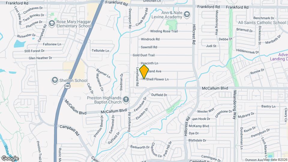 6610 Shell Flower Ln Map and Location Details