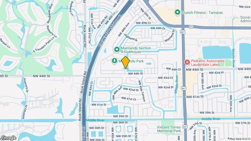 4404 NW 46th Way Map and Location Details