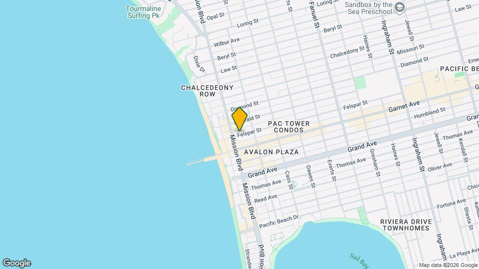 830 Felspar St, Unit 830 Felspar Street Mapa y Detalles de la Ubicación