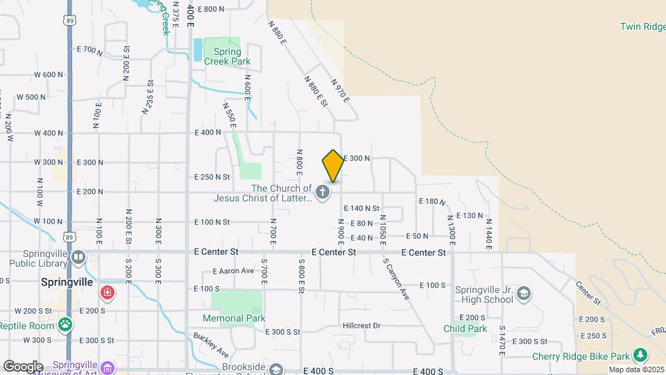 887 E 200 N Map and Location Details