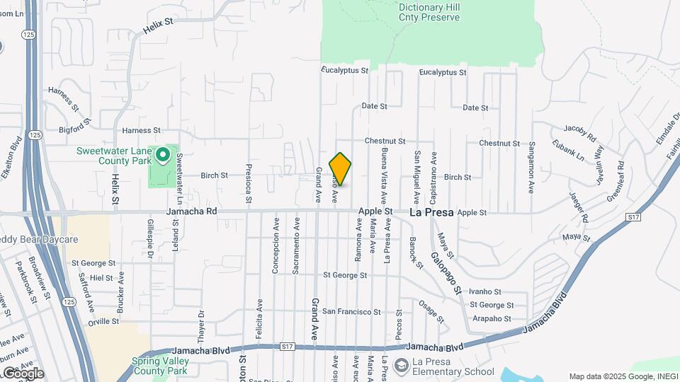 1041 Paraiso Ave Map and Location Details