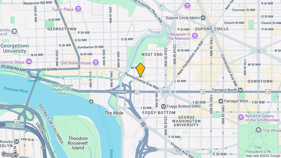 2517 Pennsylvania Ave NW Map and Location Details