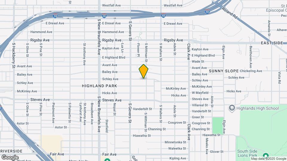 1746 Schley Ave Map and Location Details