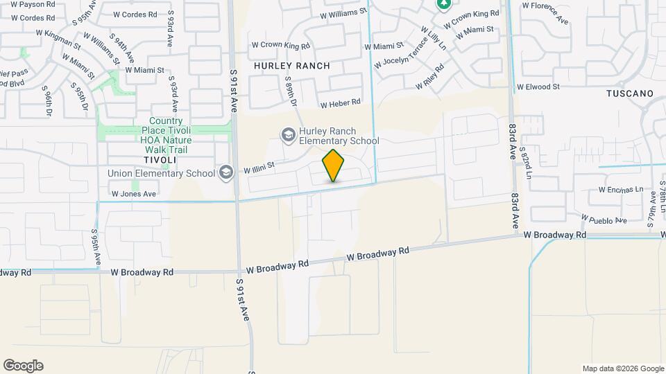 8821 W Agora Ln Map and Location Details