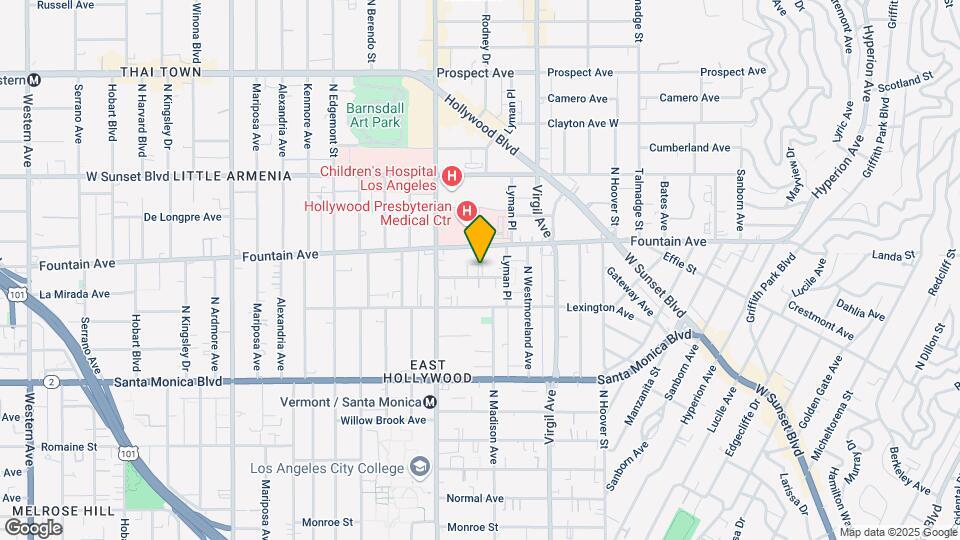 4633 La Mirada Ave Mapa y Detalles de la Ubicación