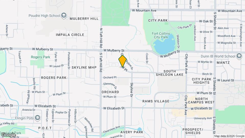 545 Crestmore Pl Map and Location Details
