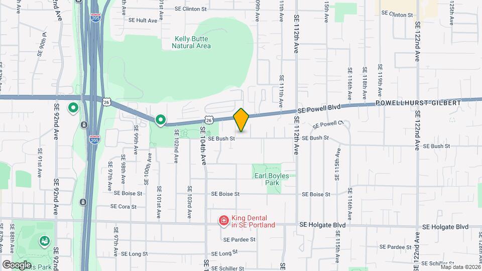 10717-10717 SE Bush St Map and Location Details