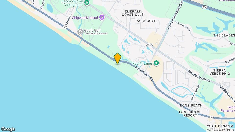 Edgewater Beach Resort Windward Tower Map and Location Details