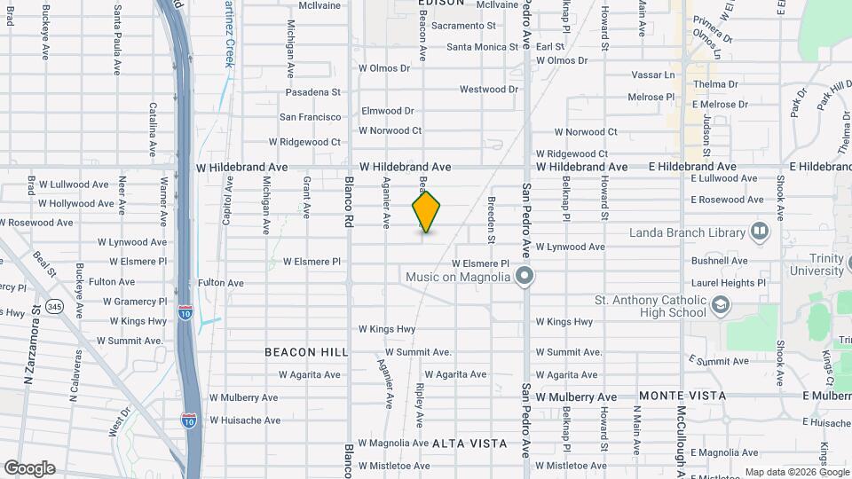 627 W Lynwood Ave Map and Location Details