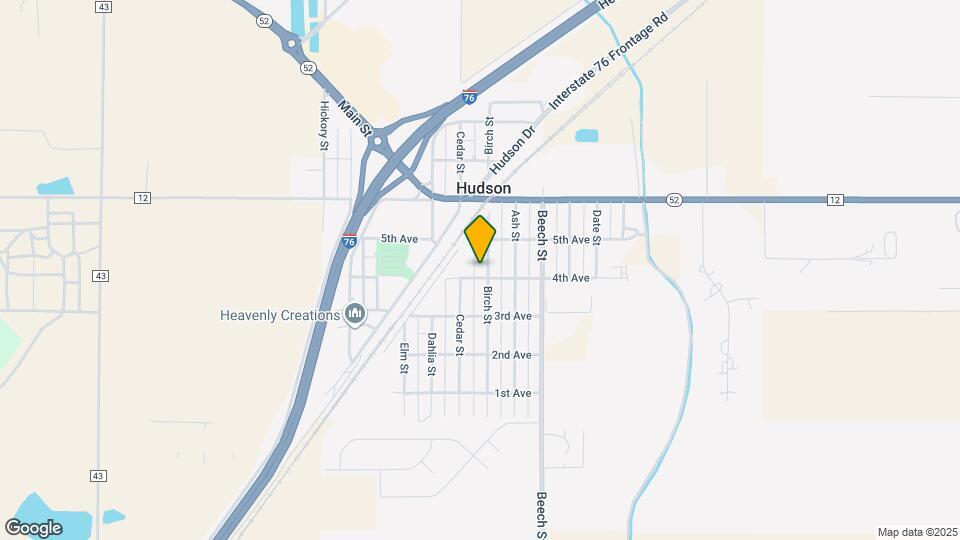 405 Birch St Map and Location Details