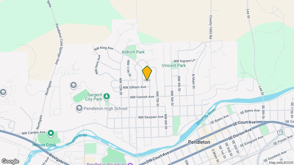 609 NW 8th St Map and Location Details