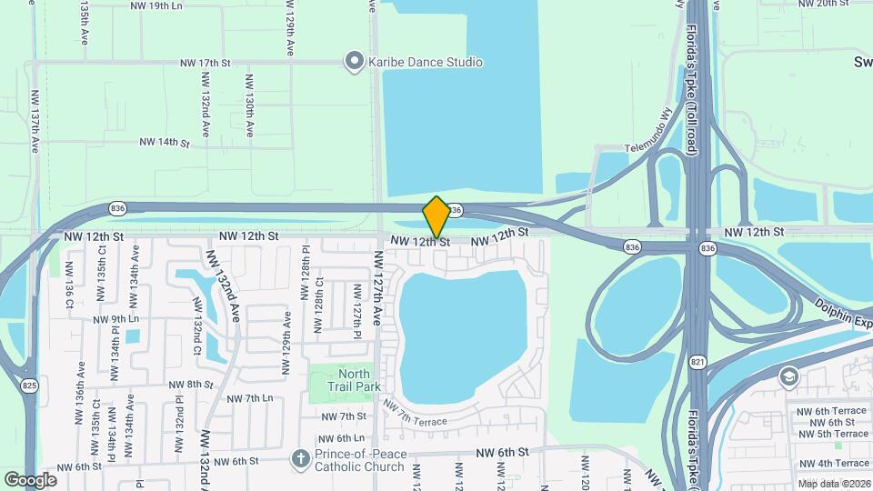 12555 NW 11th Way Map and Location Details
