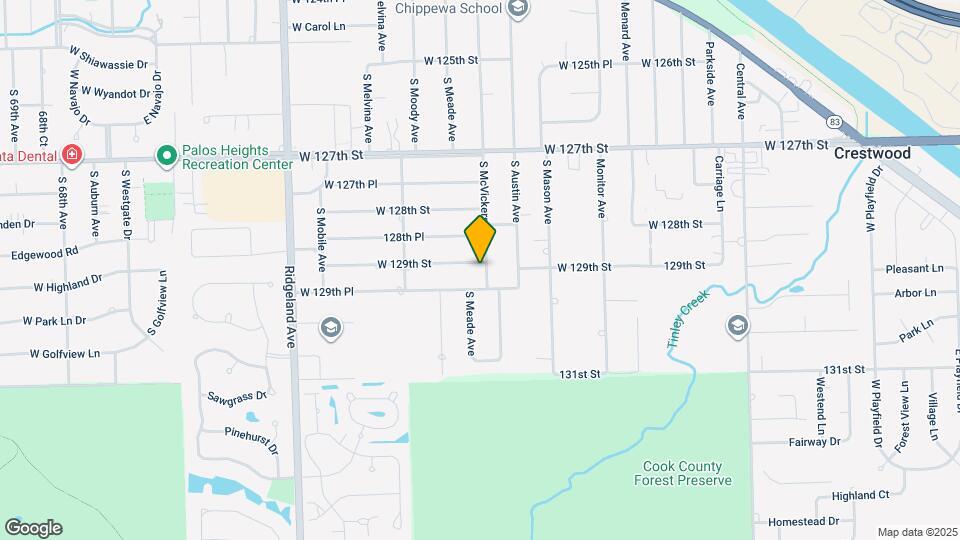 6031 W 129th St Mapa y Detalles de la Ubicación